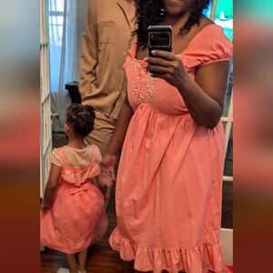 Charming Mommy Daughter Dress